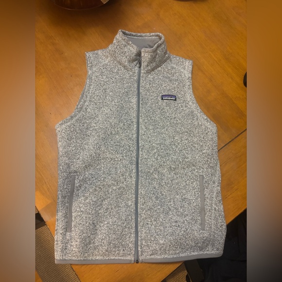 Patagonia Sweaters - Patagonia Gray Fleece Vest -size large